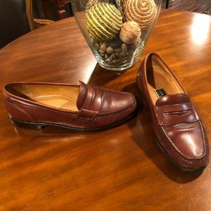 Cole Haan penny loafer, size 8 men, 9 1/2 women . Brown